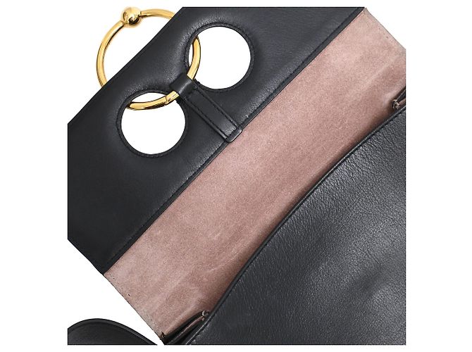 JW Anderson Borsa Pierce in pelle nera J.W.Anderson Nero - vista 13