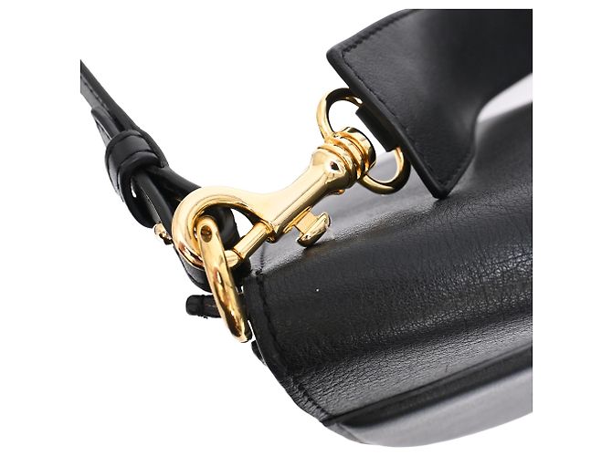 JW Anderson Borsa Pierce in pelle nera J.W.Anderson Nero - vista 17