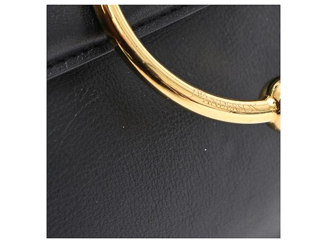 JW Anderson Borsa Pierce in pelle nera J.W.Anderson Nero - vista 18