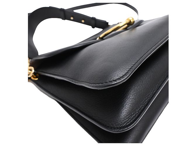 JW Anderson Borsa Pierce in pelle nera J.W.Anderson Nero - vista 20