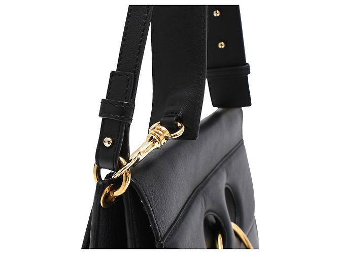 JW Anderson Borsa Pierce in pelle nera J.W.Anderson Nero - vista 24