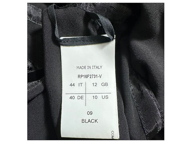Rick Owens Wickelbluse aus schwarzem Samt - Ansicht 5