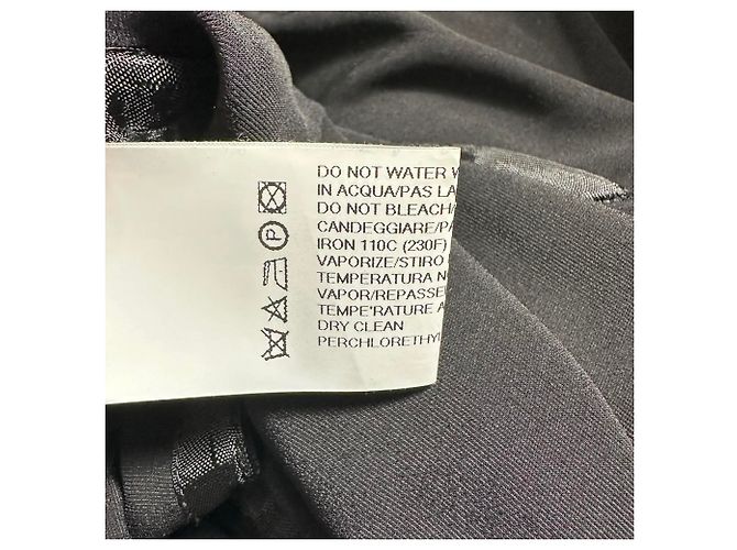 Rick Owens Wickelbluse aus schwarzem Samt - Ansicht 6