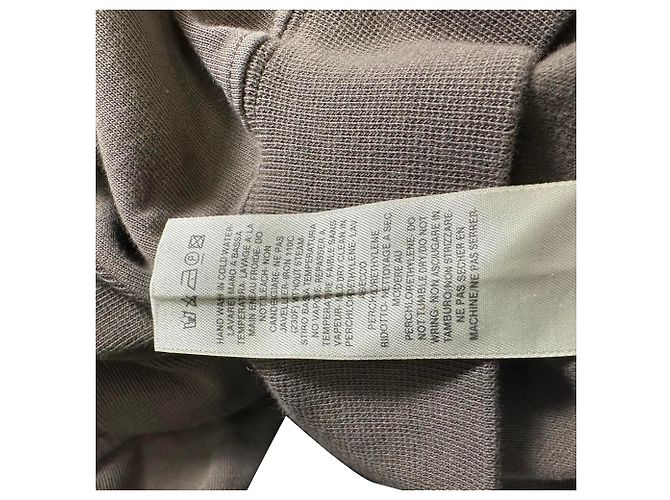 Sudadera con cremallera asimétrica Rick Owens en algodón marrón Castaño - vista 5