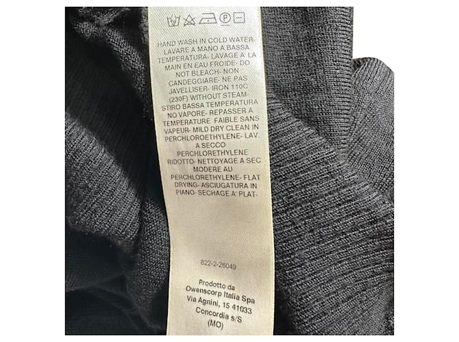 Rick Owens Crater Oversized-Pullover aus schwarzer Wolle - Ansicht 5