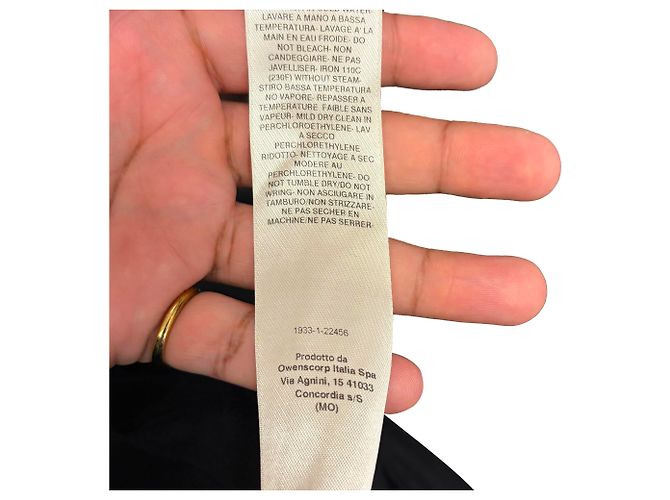Abito maxi Concordians Kite di Rick Owens in viscosa nera Nero - vista 7