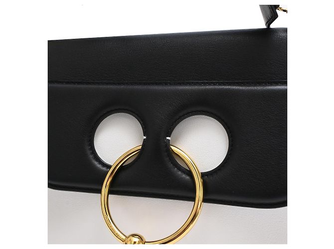 JW Anderson Bolsa Pierce em couro branco J.W.Anderson - vista 17