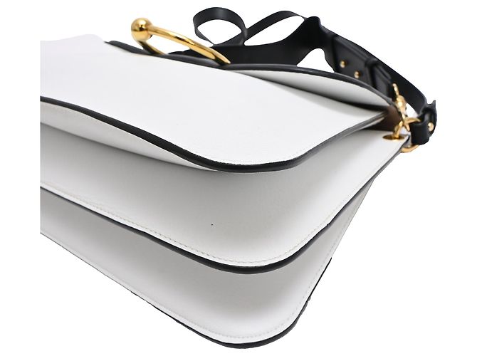 JW Anderson Bolsa Pierce em couro branco J.W.Anderson - vista 22