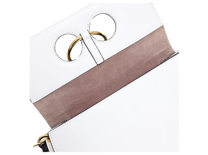JW Anderson Bolsa Pierce em couro branco J.W.Anderson - vista 24