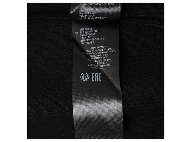 Cardigan aberto Sandro em viscose preta Preto - vista 11