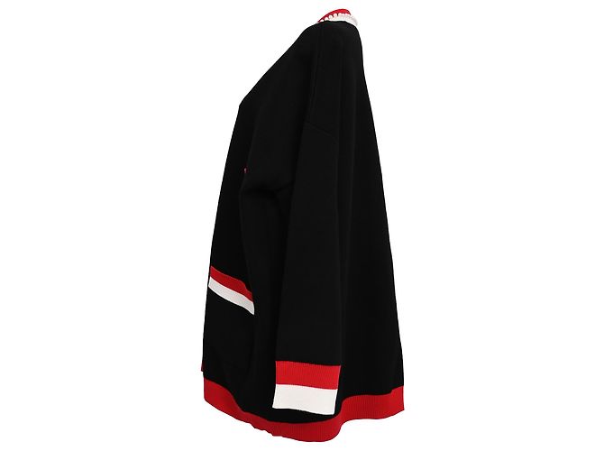 Cardigan aberto Sandro em viscose preta Preto - vista 2