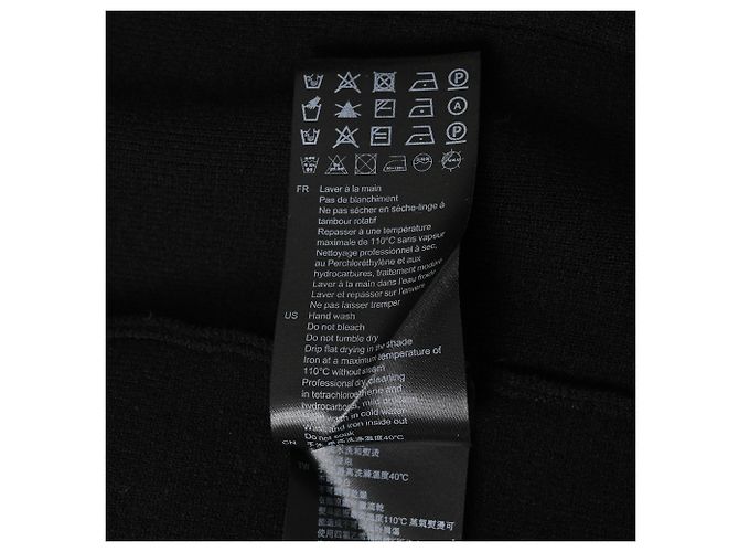 Cardigan aberto Sandro em viscose preta Preto - vista 8