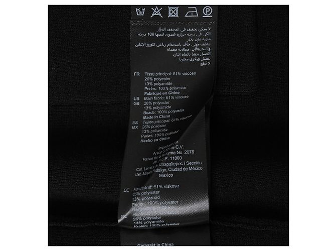 Cardigan aberto Sandro em viscose preta Preto - vista 9