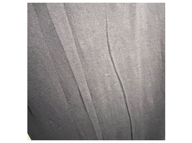Falda maxi recta Rick Owens en viscosa negra Negro - vista 7