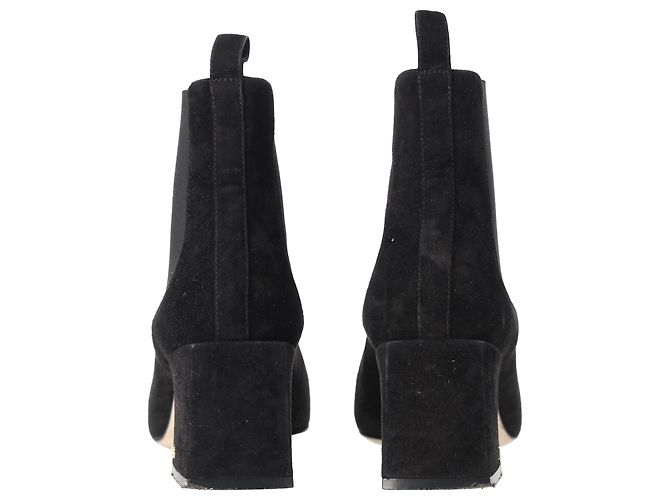 Stivaletti Dolce & Gabbana in scamosciato nero - vista 3
