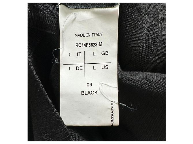 Abito midi con schiena lunga in lana nera Rick Owens Nero - vista 5