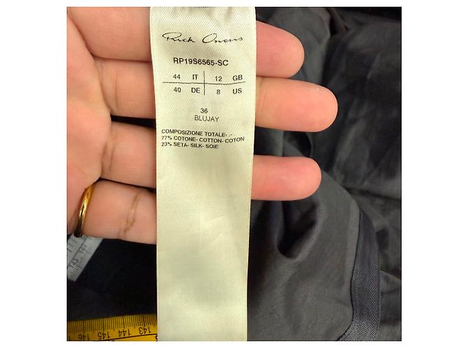 Vestido midi sem mangas drapeado Rick Owens em algodão preto Impressão em python - vista 5