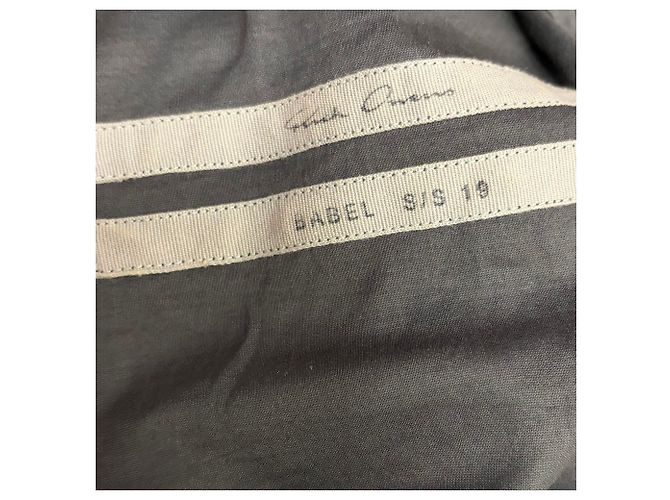 Vestido midi sem mangas drapeado Rick Owens em algodão preto Impressão em python - vista 6