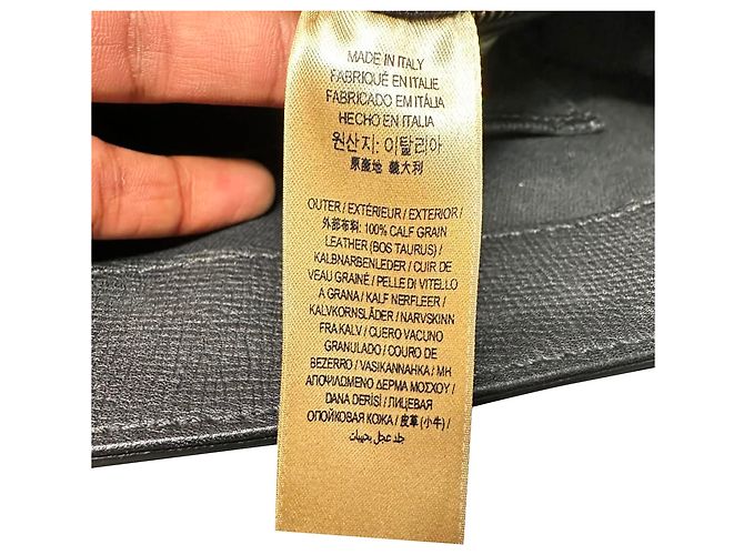 Borsa a tracolla Burberry Medium Camberley in pelle nera Nero - vista 14