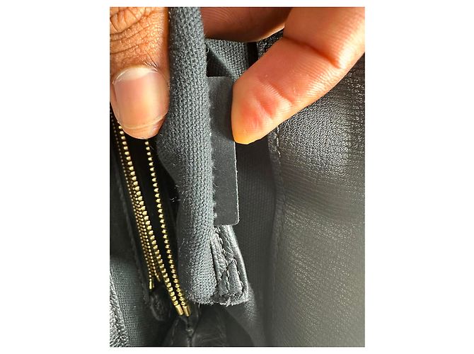 Borsa a tracolla Burberry Medium Camberley in pelle nera Nero - vista 19
