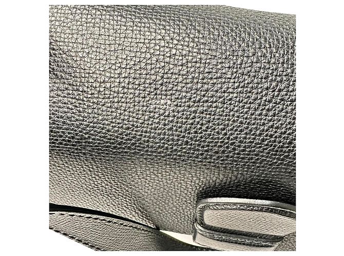 Borsa a tracolla Burberry Medium Camberley in pelle nera Nero - vista 6