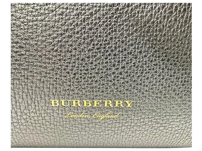 Borsa a tracolla Burberry Medium Camberley in pelle nera Nero - vista 7