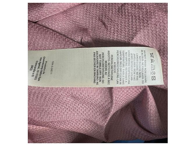 Rick Owens Drapierte Waffelstrick-Wickelbluse aus rosa Viskose Pink - Ansicht 4
