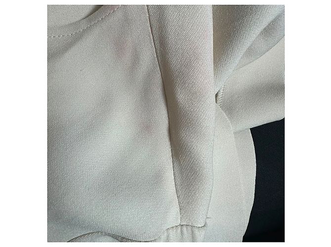 Stella Mc Cartney Camicetta Stella McCartney con maniche a campana in cotone ecru Bianco Crudo - vista 3