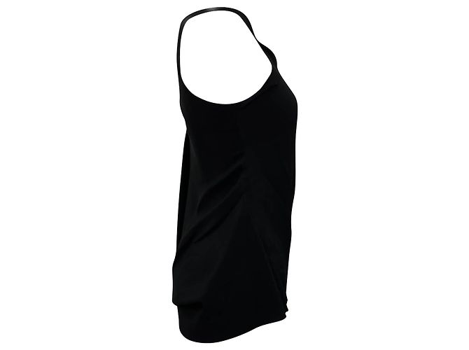 Rick Owens One-Shoulder-Bluse aus schwarzem Acetat - Ansicht 2
