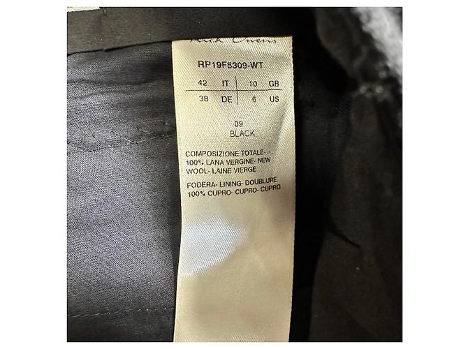 Rick Owens Hose aus schwarzer Wolle - Ansicht 4