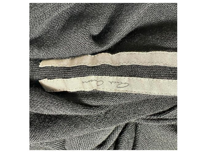 Rick Owens Strickkapuzenpullover aus schwarzer Wolle - Ansicht 4