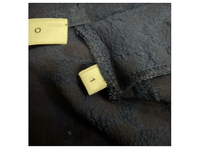 Sandro Mini-Kleid mit Colorblock-Muster aus blauer Viskose - Ansicht 5