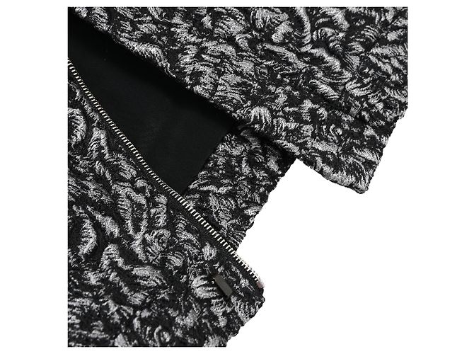 Balenciaga Balmain Minirock aus Jacquard in Schwarz Polyester - Ansicht 10