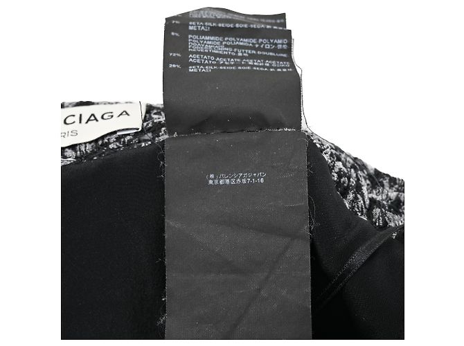 Balenciaga Balmain Minirock aus Jacquard in Schwarz Polyester - Ansicht 7