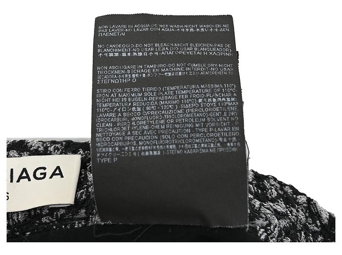 Balenciaga Balmain Minirock aus Jacquard in Schwarz Polyester - Ansicht 9