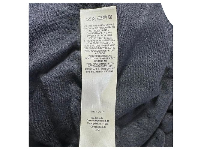 Top Em Oversized in velluto nero Rick Owens - vista 5