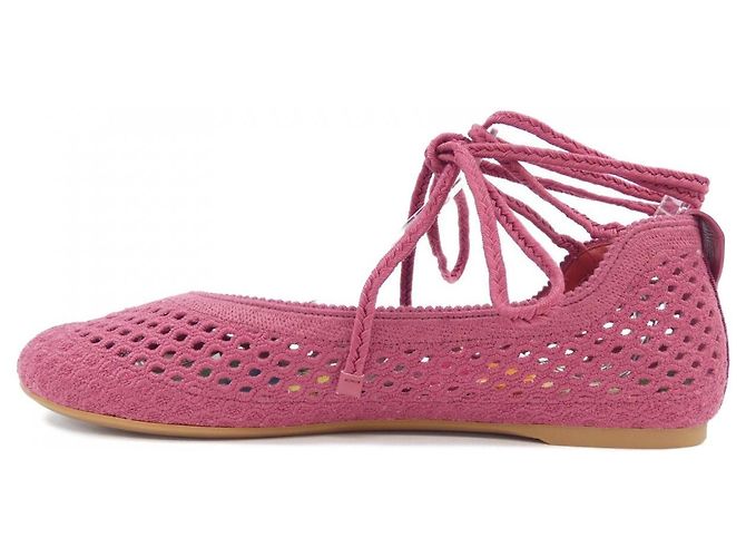 Christian Dior DIOR POEME Scarpe basse in cotone mesh Rosso - vista 2