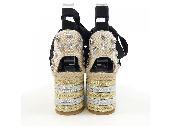 Sandali ESPADRILLE con zeppa Loewe Bianco - vista 5