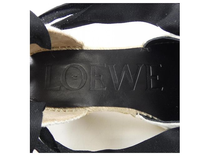 Sandali ESPADRILLE con zeppa Loewe Bianco - vista 6