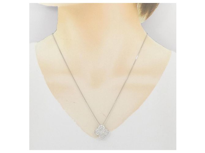 Autre Marque Collana di Diamanti Pt900/Pt850 Argento - vista 6