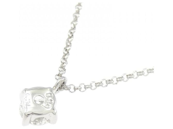 Autre Marque Collana di Diamanti PT900 PT850 Argento - vista 4