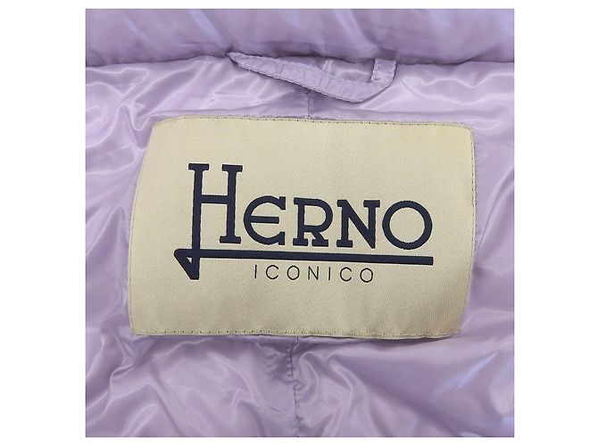 Autre Marque Chaleco de nylon y plumón Herno SERENA Púrpura - vista 10
