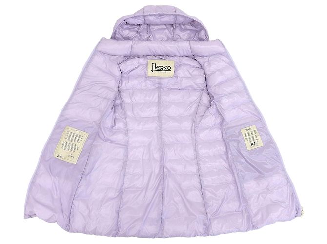 Autre Marque Chaleco de nylon y plumón Herno SERENA Púrpura - vista 4