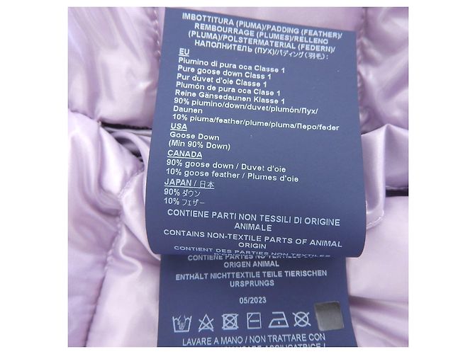 Autre Marque Chaleco de nylon y plumón Herno SERENA Púrpura - vista 8