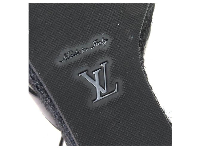 Sandali Espadrilles con Zeppa Louis Vuitton Nero - vista 13