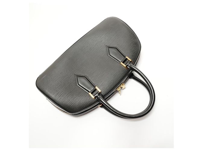 Borsa Louis Vuitton Epi Jasmine in nero - vista 8