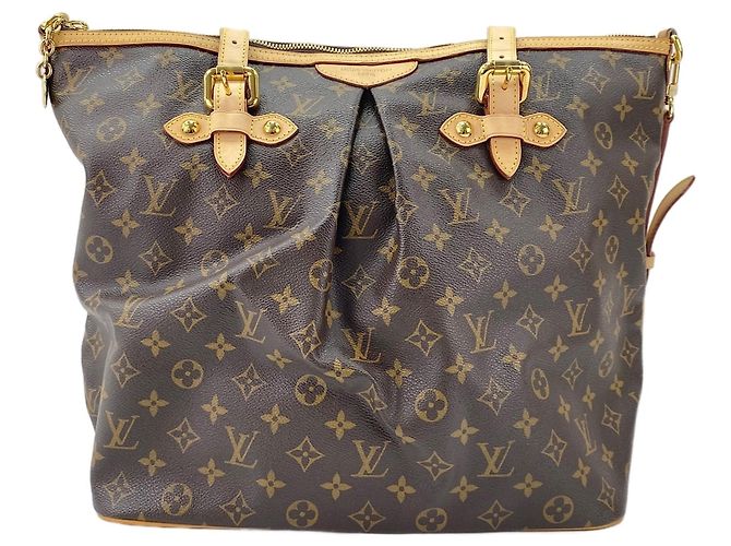 Borsa a tracolla Louis Vuitton Palermo GM Marrone - vista 2