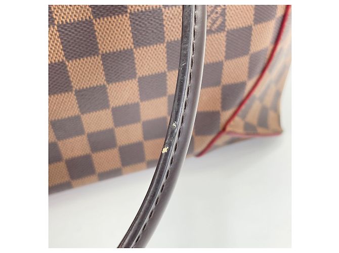 Bolso Louis Vuitton Damier Caissa Tote MM Castaño - vista 10