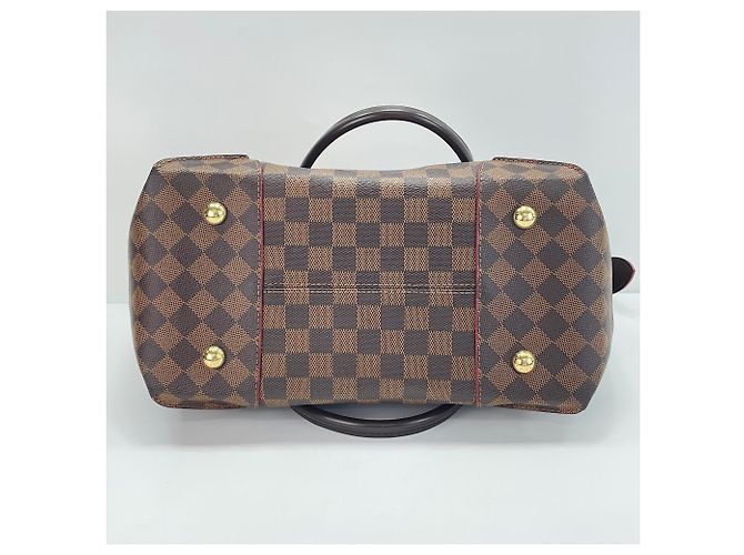 Bolso Louis Vuitton Damier Caissa Tote MM Castaño - vista 8