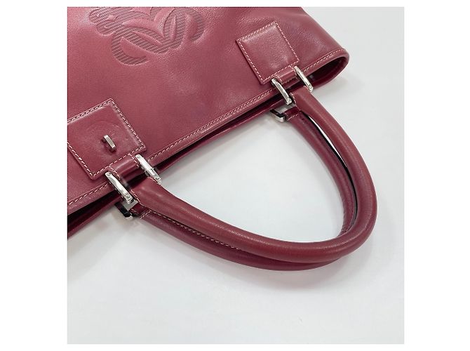 Borsa Loewe Amazona 28 Anagram in rosso - vista 10